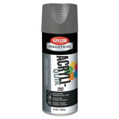 Krylon® K01318A00 5-Ball Solvent Base Spray Primer, 16 oz, Liquid, Gray, 15 to 20 sq-ft